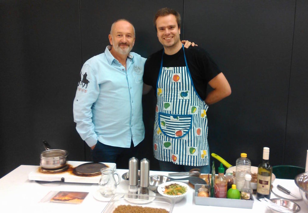 S Jiřím Kolbabou ve Frenštátu pod Radhoštěm